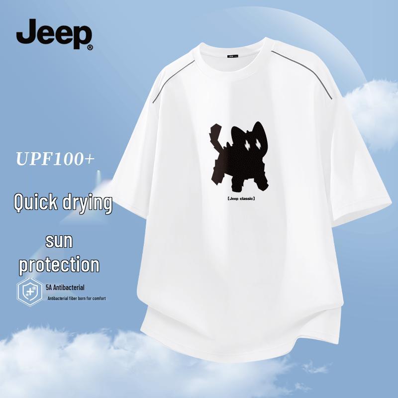 JEEP Men s 2026 Quick-Dry Anti-UV Short Sleeve T-Shirt 3XL