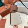 Stylish Crossbody Shoulder Bag Temperament All-in-one Luxury Color Contrast Design Tote Vintage Box-shaped Leather Crossbody Bag