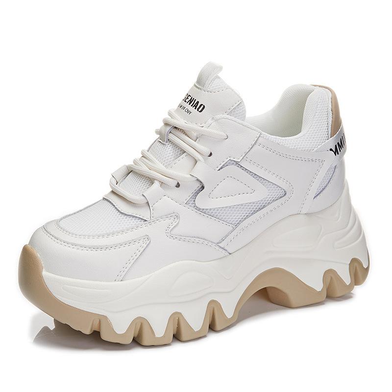 

Inner height increase Spring and autumn new dad shoes platform small sports and leisure shoes A 34 хаки