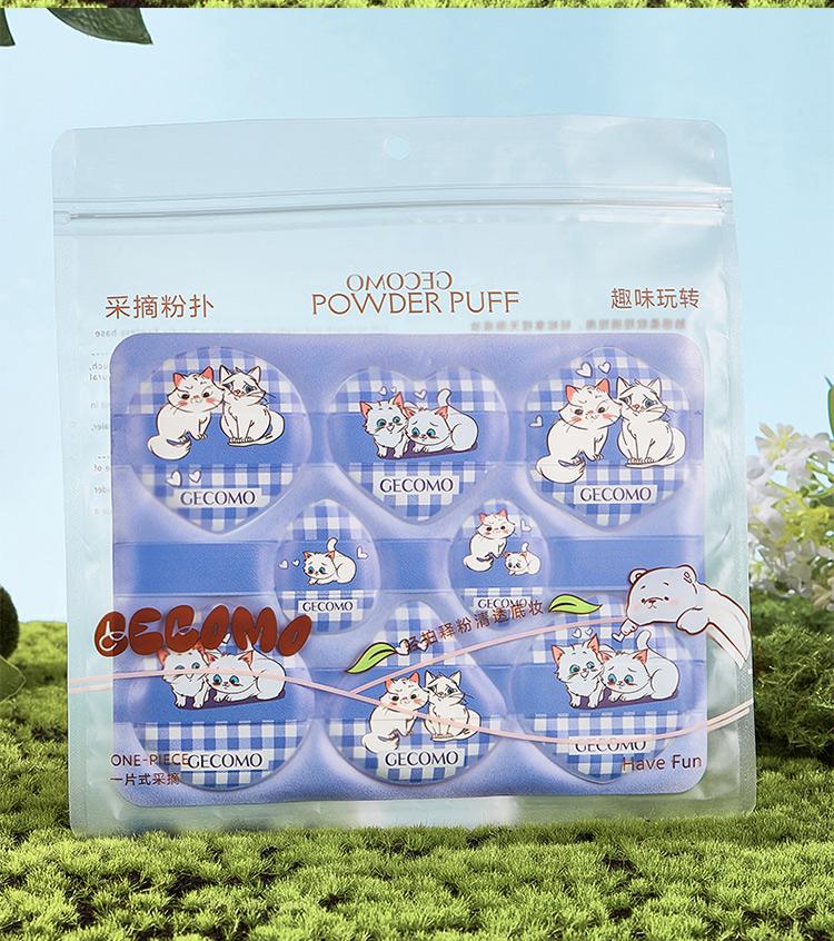 

Новий GECOMO Kapi Bara Плюшевий Пуф для Пудри Миле Моделювання М який Вологий і Сухий Пуф для Розсипчастої Пудри Кушон Пуф