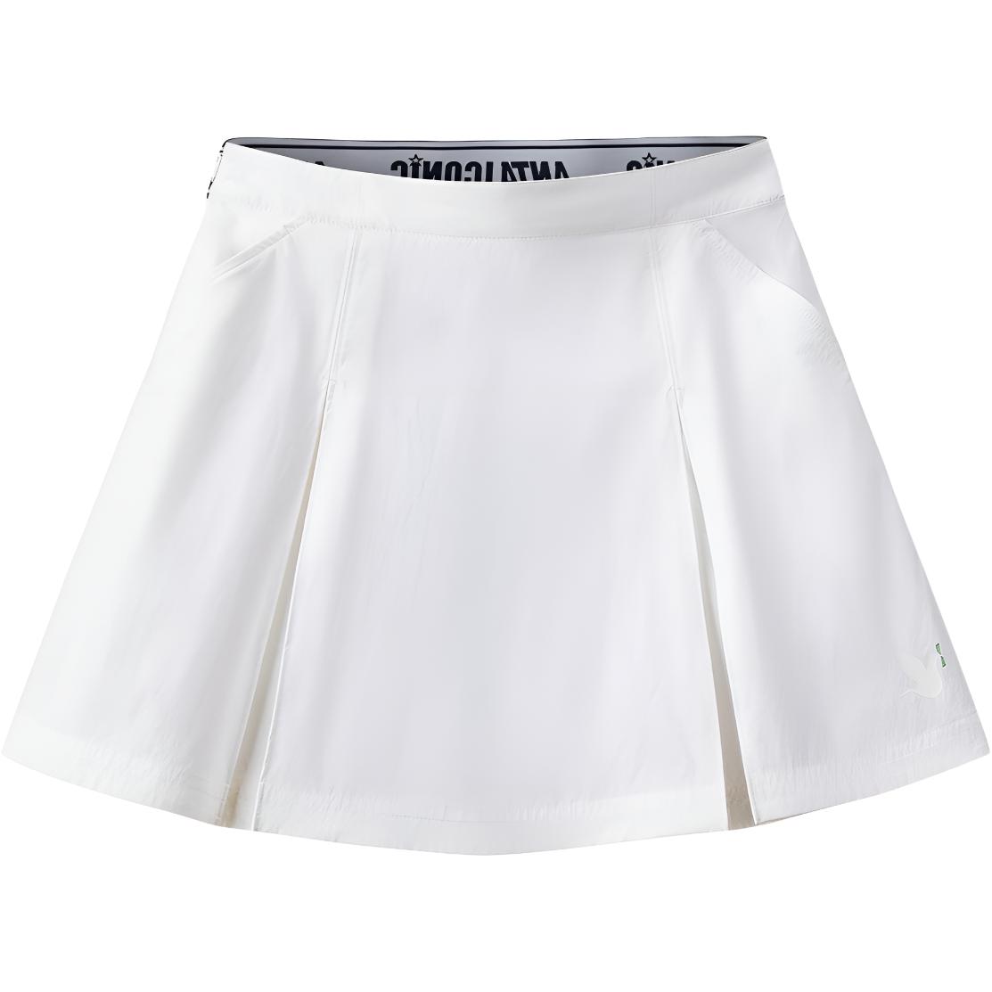 Anta Breathable Comfortable Letter Tennis Skirt Women skirts 162628205-1 S