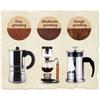 Wooden Hand Crank Coffee Grinder Space Saving Manual Miniature Espresso Maker with Cast Iron Burr Coffee Equipment