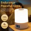Factory  Price Rechargeable Smart Night Light With 3 Colors Eye-friendly Touch LED Clock Bedside Lamp Ambient Light