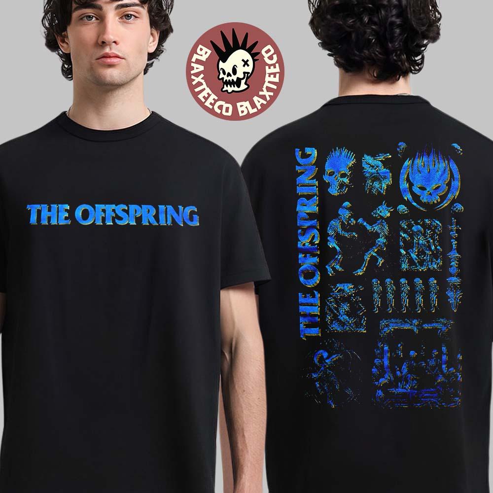 Y2k Retro Styl Krátký Rukáv Rocková Kapela Globální Severoamerické Turné 2025 Tričko Ležérní Móda Volný Top Unisex Top