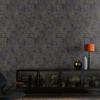 Nordic Industrial Loft Cement Grey Wallpaper Waterproof PVC Solid Color papel de parede 3D Embossed Grid Wallpaper Home Decor