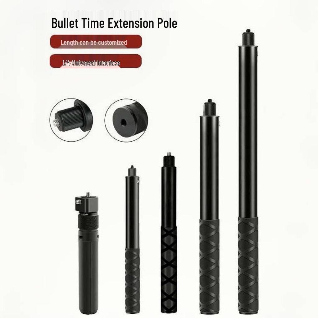 Compatible Selfie Stick for Insta360 X2/X3/X4 and GoPro – Invisible Bullet Time Handheld Extension Stick