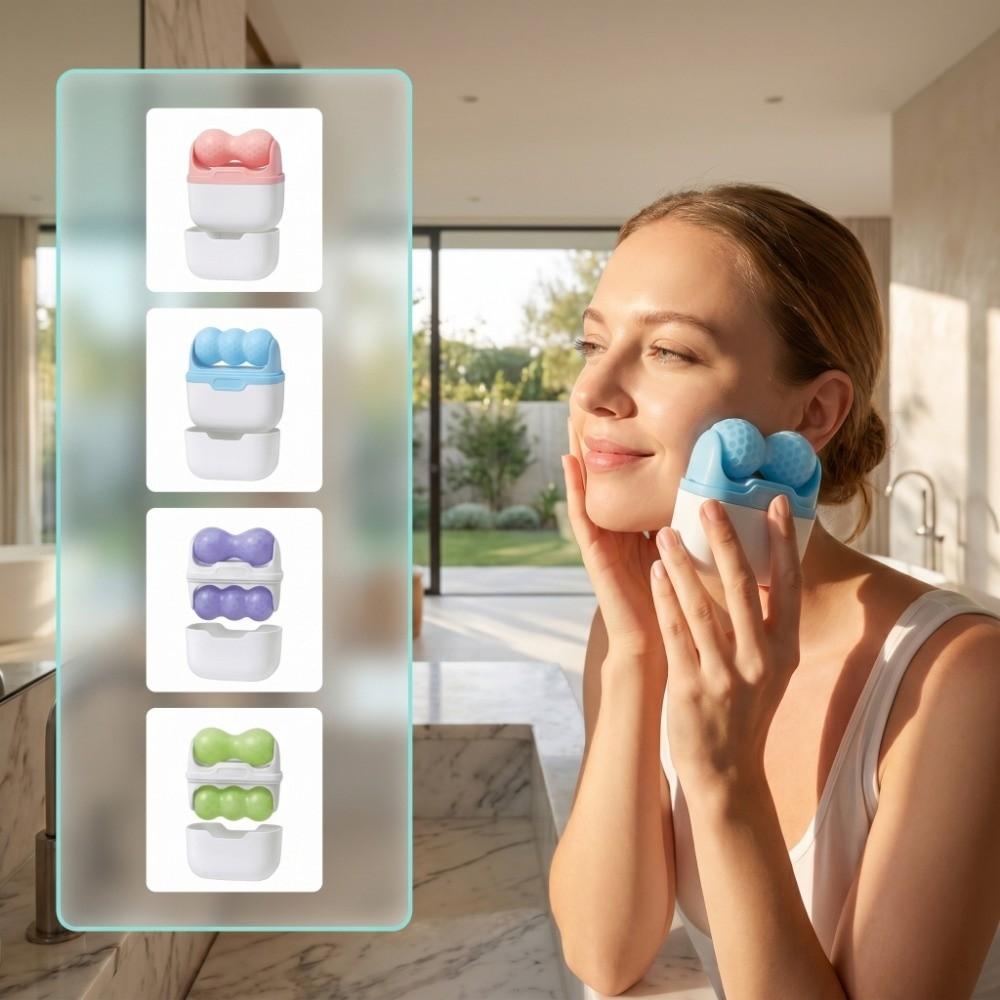 Reusable Facial Cold Massage Roller Beauty Skin Lifting Tool Morning Routine