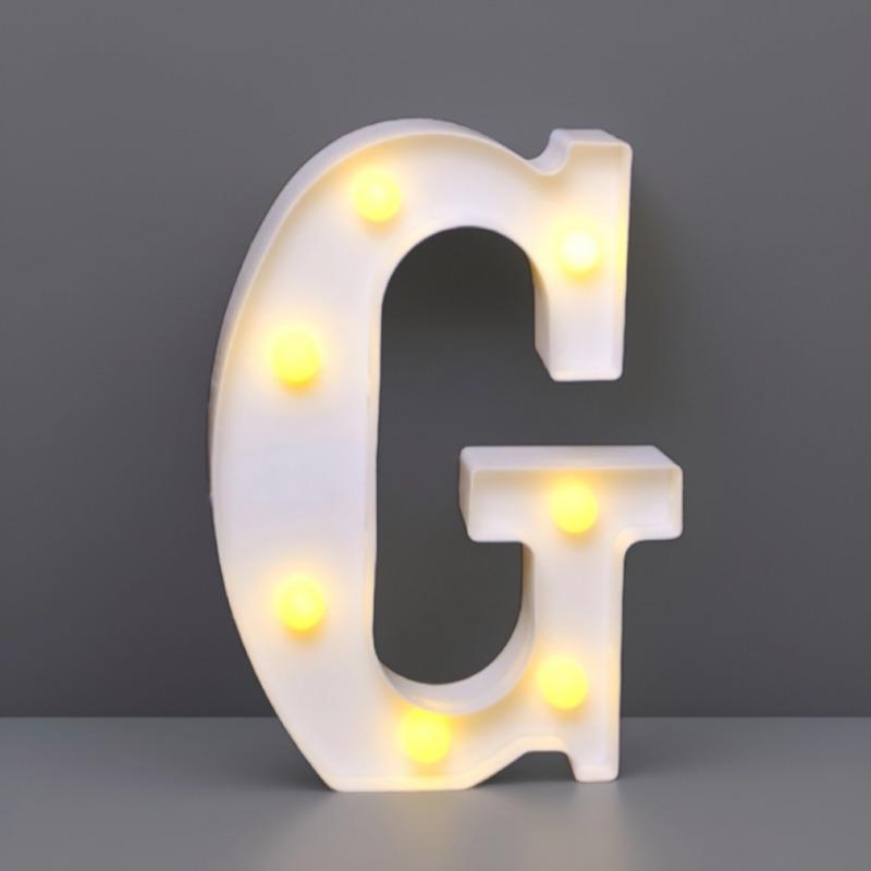 22cm LED Letter & Number Lights for Events - Perfect for Birthdays & Proposals.