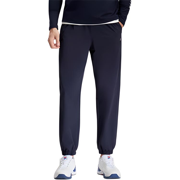 New FILA Knitted Sports Pants Men's RD Royal Blue A11M413801FNV