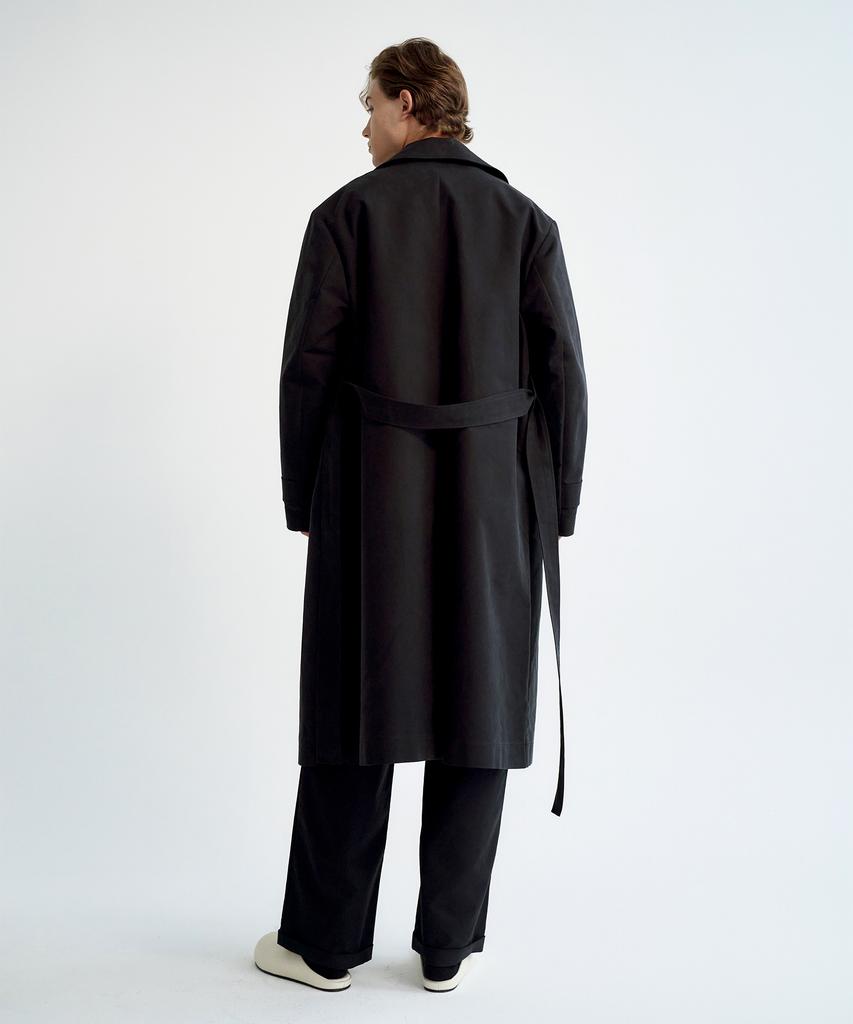Density Belted Trench Coat_Black