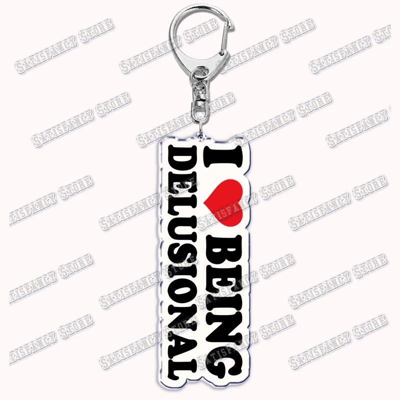 Custom I Love You My Fictional Boyfriend Awesome Girlfriend Keychain Emo Boys Hot Wife Mom Dad Key Ring Keychains Bf Gf Gifts