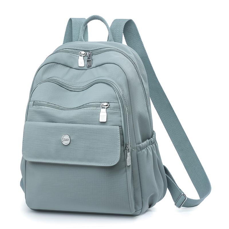 Einfarbiger Rucksack Große Kapazität Outdoor-Reisetasche Studenten Leichter Pendlerrucksack