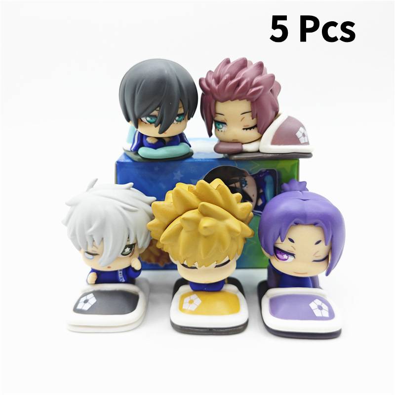 

Спящая фигурка Blue Lock Игрушка Мини ПВХ 5 шт. Модель Фан Детская Коллекционная Декор