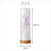 Bon Festival Lantern No. 2902S Cherry Blossom Cordless Japanese Lantern, Modern Cordless Double-Layered