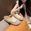 Hollow Hole Wear Inside and Outside Casual Woven Fashion Roman Shoes Soft Sole Summer Breathable Height Fashion Cool Slippers Women