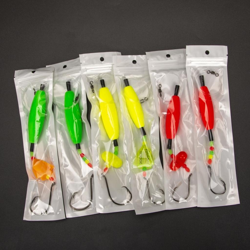 High Performances Fishing Float Rigs Durability Fishing Rigs for Long Distances Accuracy and Protective Hook Sleeves