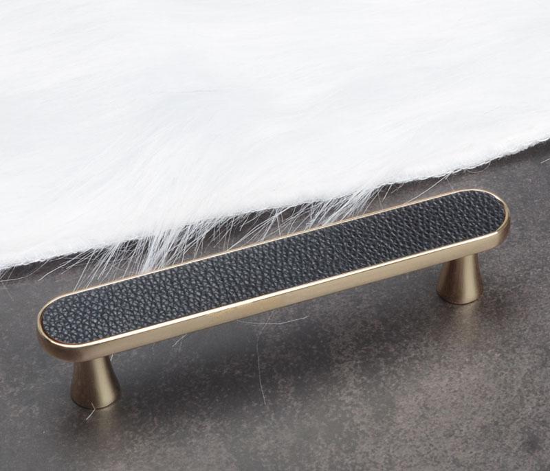 Furniture Hardware Bedroom Cabinet Kitchen Leather Handle
