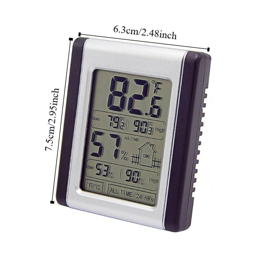 ABS Material Temperature Meter  Hygrometer Electronic Thermometer  Living Space