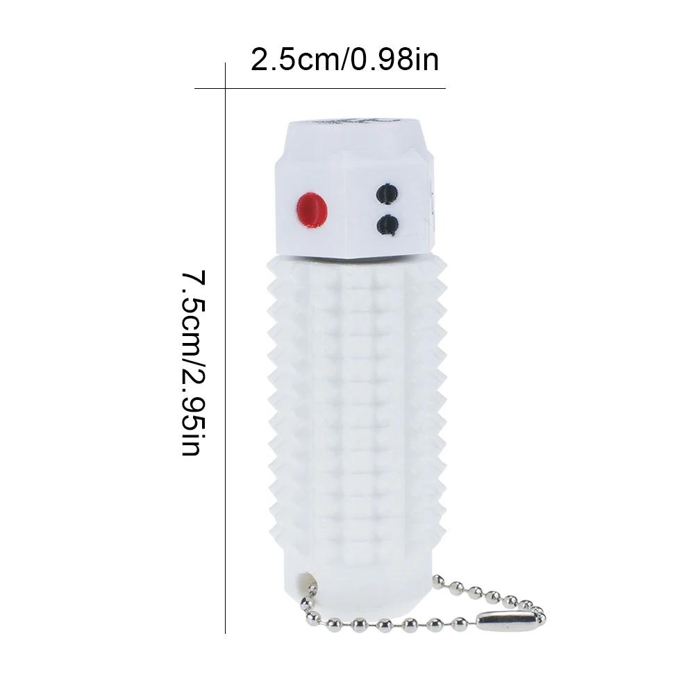 3D Printed Little Spiky Sensory Roller Toys Stress Relief Spiky Stim Tactile Keychain Mini Grippie Fidget Toys Keychain Pendant