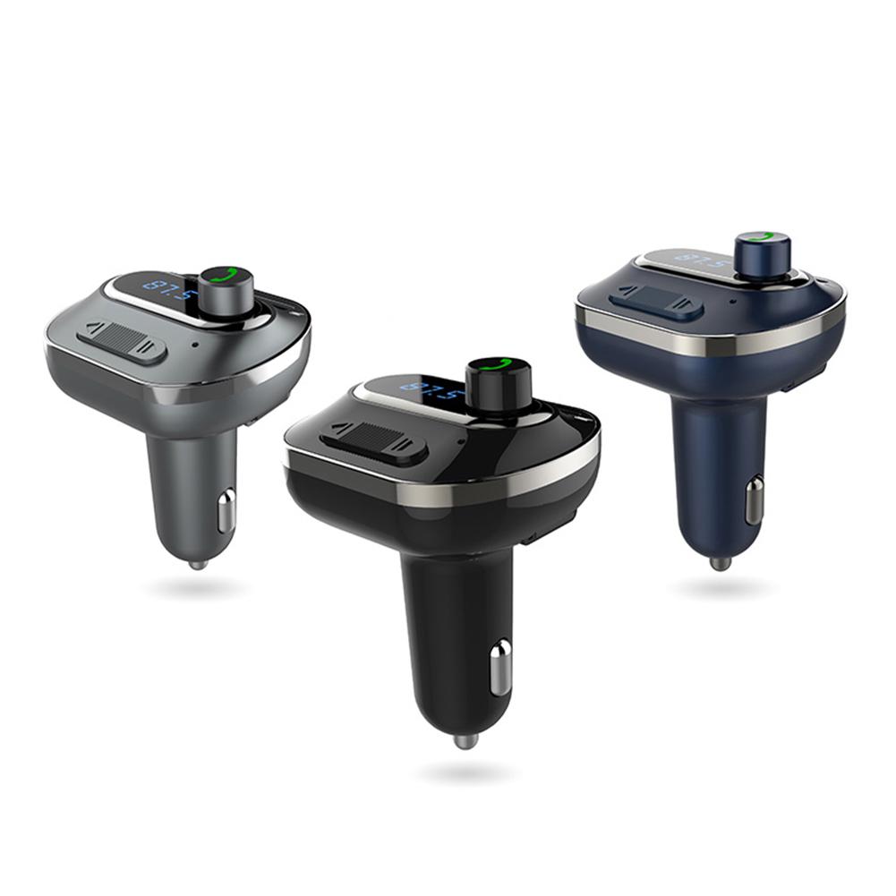 Buy T19 2 Port USB Car Phone Charger AUX TF FM Transmitter Bluetooth