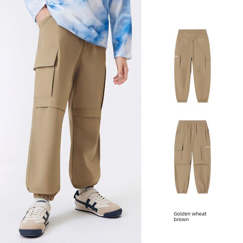 Navigare Italy Boys' Cargo Pants 2026 Spring Thin Children's Pants Outdoor Casual