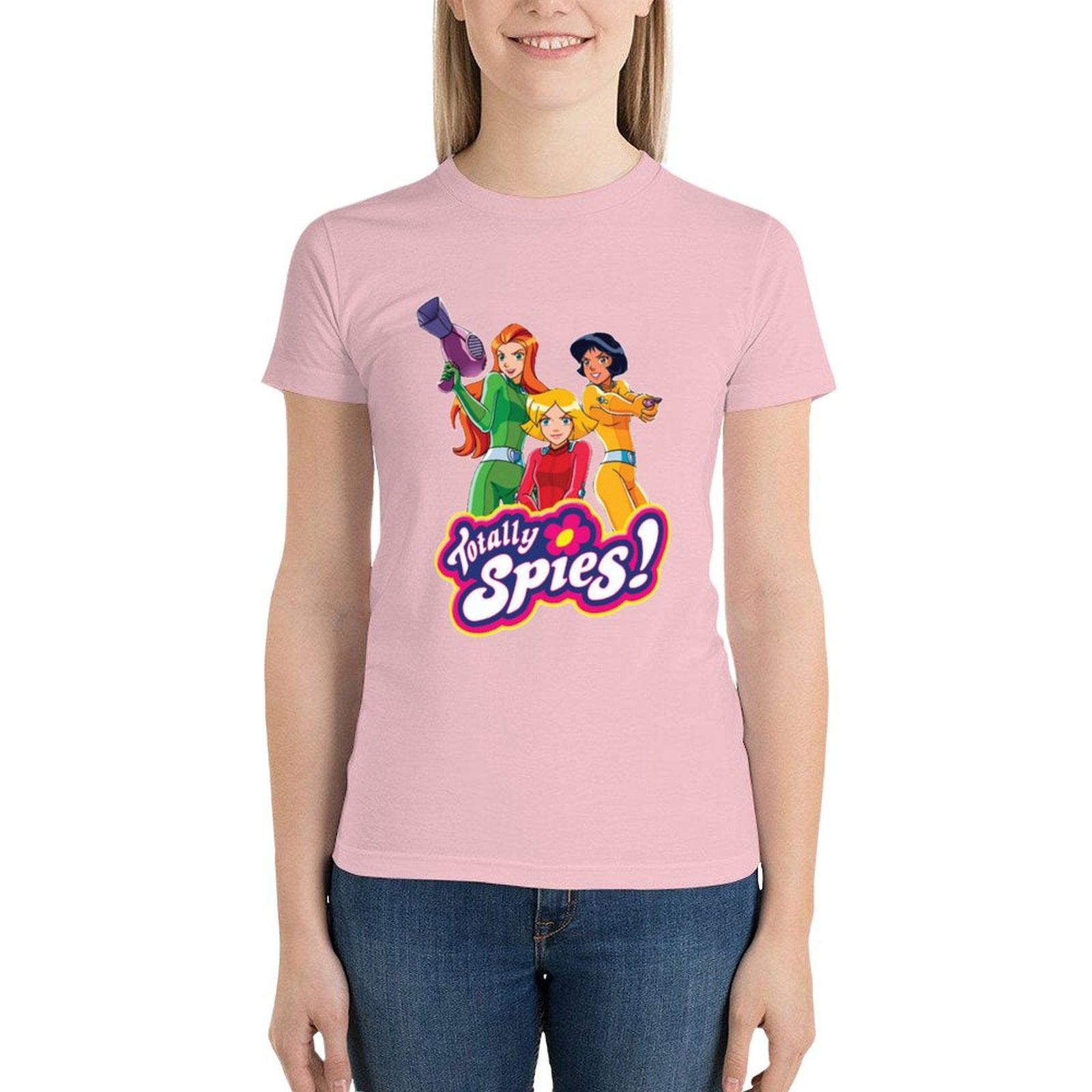 

Футболка Totally Spies Большие размеры Топы Женские Футболки Для Женщин M