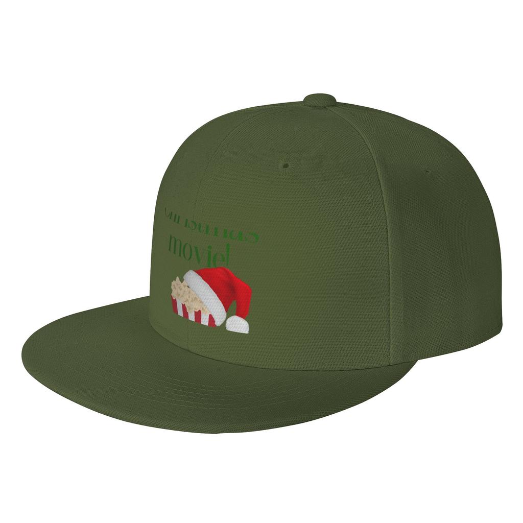 Fashion You Had Me at Christmas Movies Flat Brim Sun Hat  Versatile Denim Hat Sports Visors