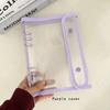 Ins PP A5 Binder Cover DIY Double-Buckle Album Book Loose Leaf Small Card Booklet Photo Collect Book