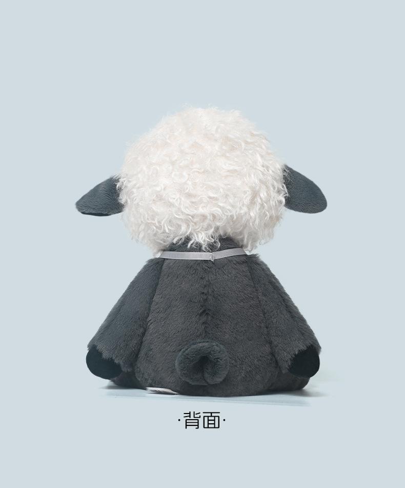 Gray Sheep Plush – Cute Office Buddy Sleeping Pillow Gift