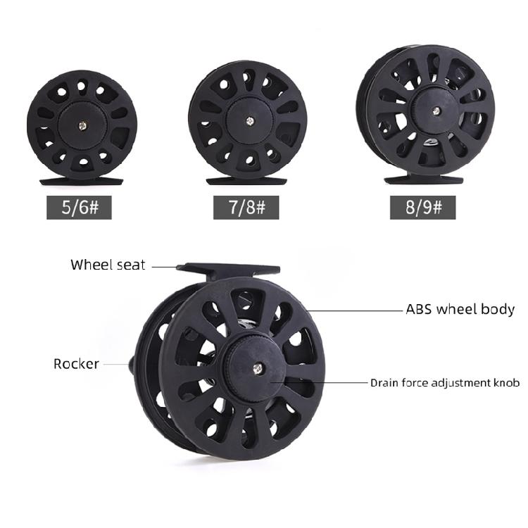Fly Fishing Reel Size 5/6 7/8 8/9 Spool Fly Reel Tackle Accessories Light Weight Right or Left Handed Fly Fishing Reel