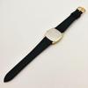 Used B199 [Working, Excellent Condition, 1981 Vintage, New Belt] SEIKO Quartz Gold-Tone Tonneau Case Men's Watch