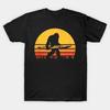 Retro Bigfoot Kayak Vintage Sasquatch Kayaking Made In Australia T-Shirt