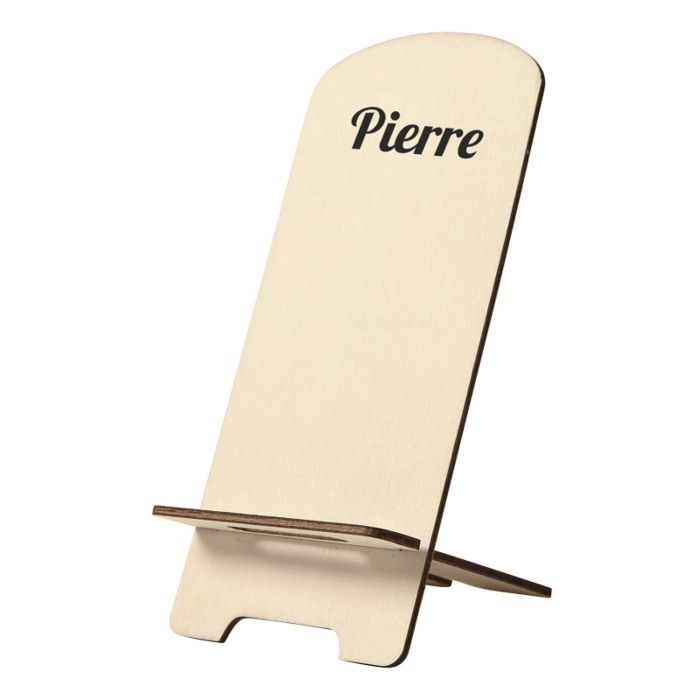 Porte téléphone en bois à monter et décorer 22 x 9 cm 2 pièces