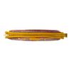 GUCCI Fabric With Leather Clutch Womens Yellow Red