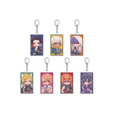 Obey Me Nightbringer 15 Hyakki Yakou Ver. [Retro Art Illustration] Acrylic Keychain Complete Set (7-Piece Box)