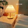 Light Luxury Household Bedhead LED Table Lamp Nordic Modern Simple Creative Decoration Solid Wood Study Reading Lamp Room Decor