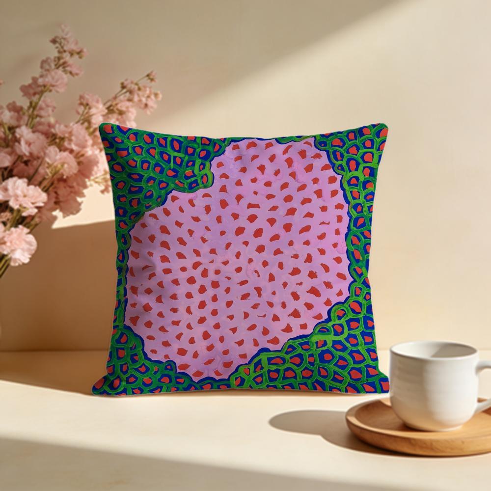 Federa Cuscino Trendy KKusama Yayoiiou Federa Cuscino Lavabile alla Moda Ideale per Divano Camera da Letto Decorazione Auto