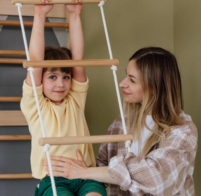 Skandiko Rope Ladder - Wood