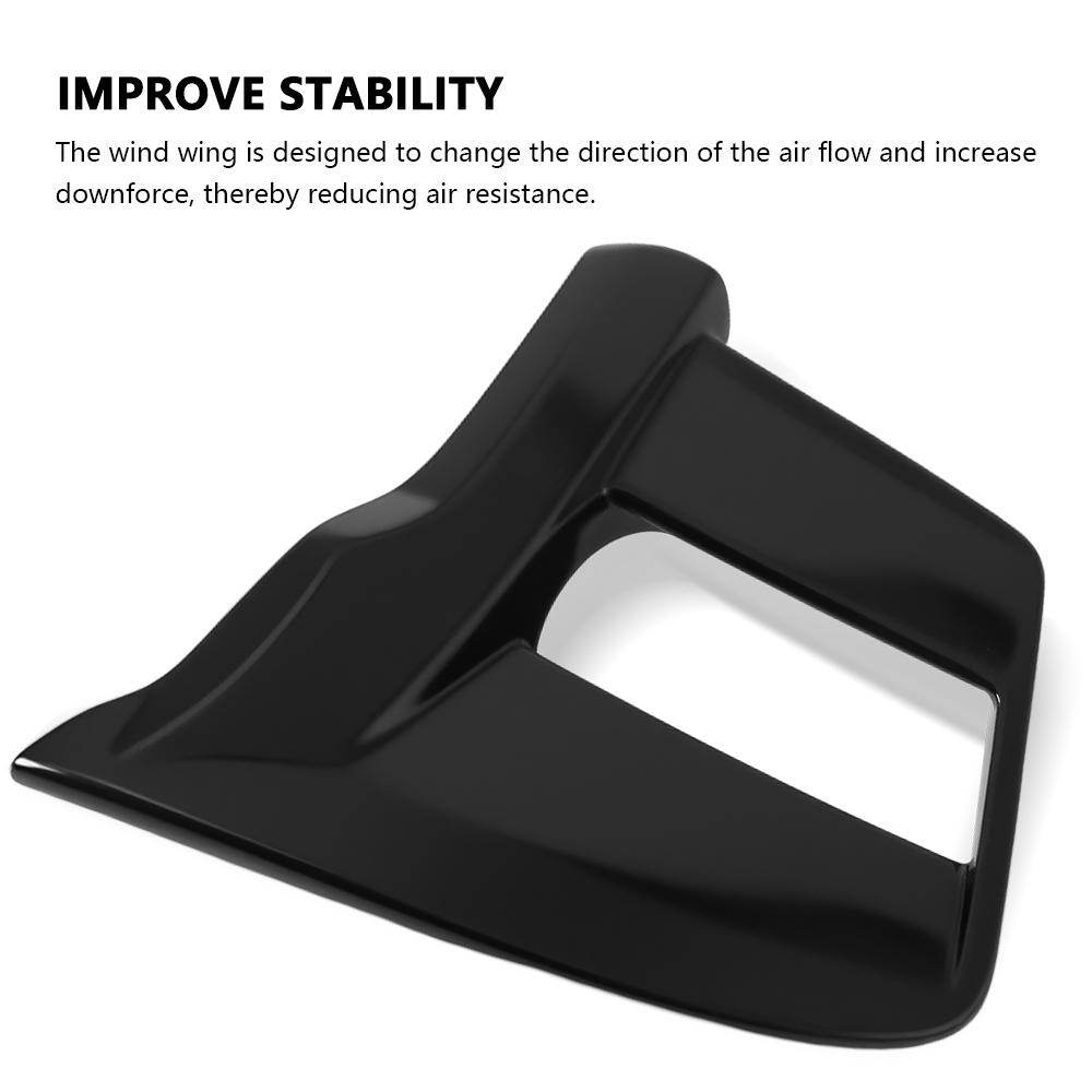 For Motorcycle Front Fixed Wing Front Spoiler Winglet Frontal Aerodynamic Side Wing Kit CBR650R 2023 CBR 650R 2019-2023
