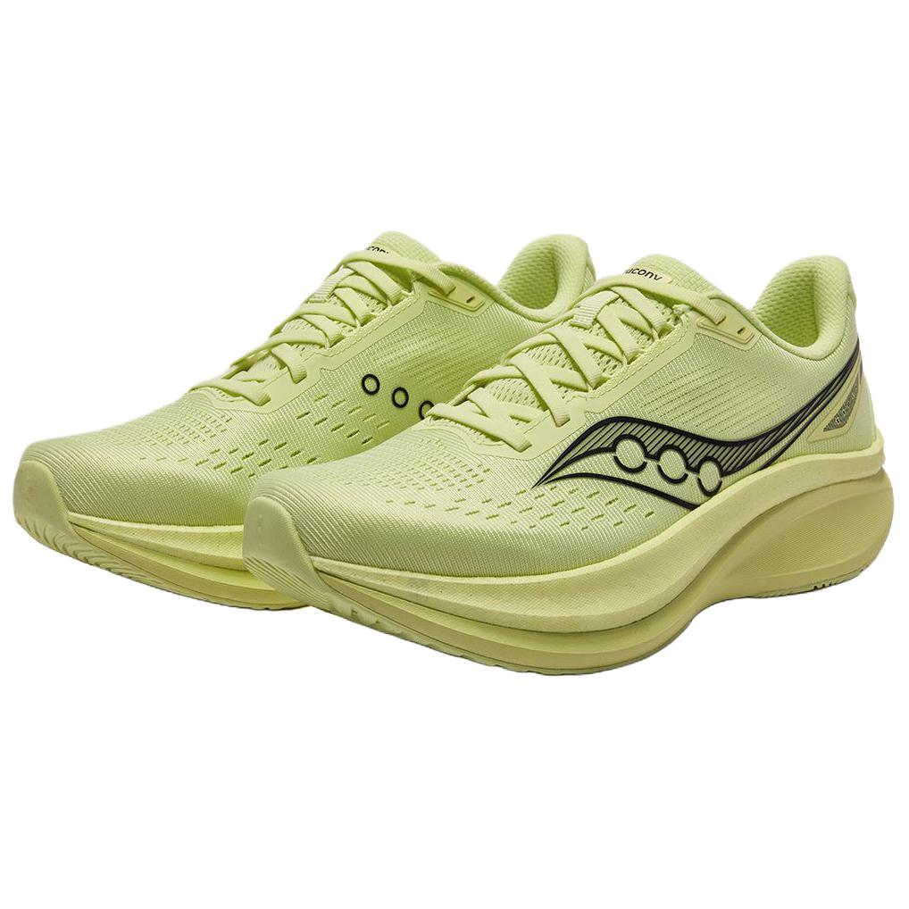 Saucony TIDE Wave 4 Breathable Rebound Sprint Running Shoes Unisex Green S28279-9