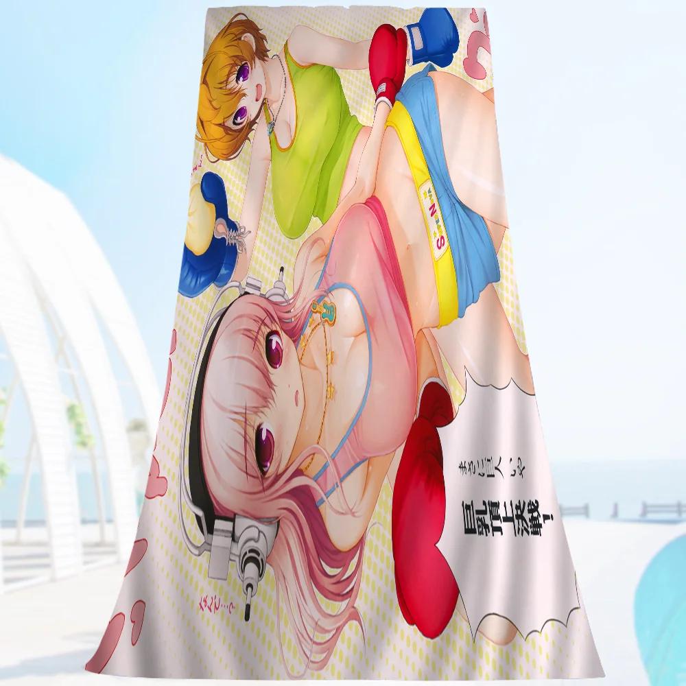 

Super Sonico Manga Big Microfiber Beach Towels Quick Dry Towel Sand Beach Towels Pool Towel For Travel Swim Pool Yoga W30*H60(CM)