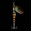9g 7cm Fishing Lure Spinnerbait Metal Fishing Spoon Bait with Rotating Blade and Treble Hook for Freshwater Fishing Tackle