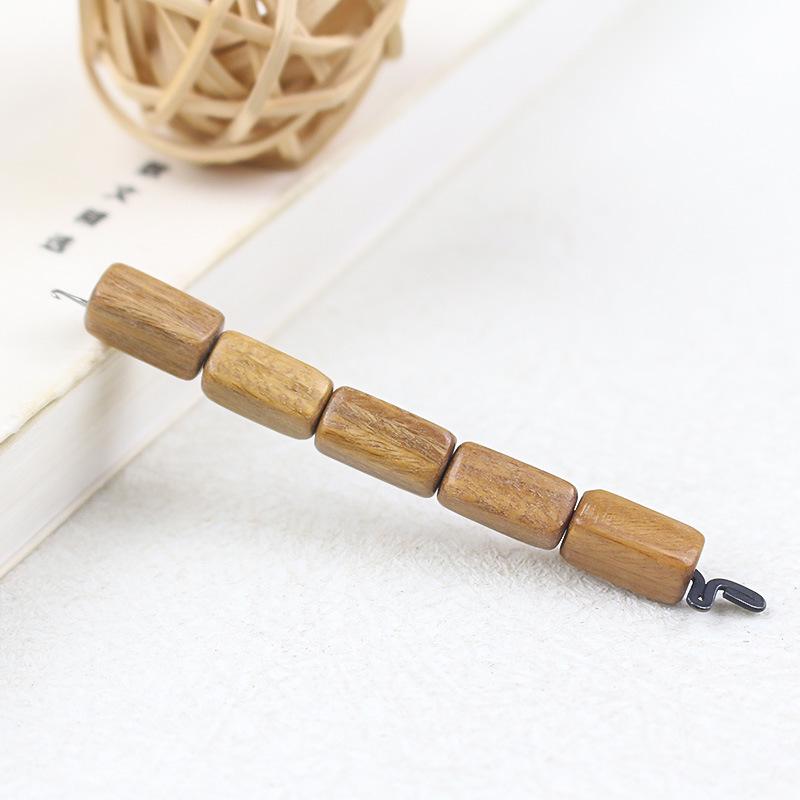 Gröna Sandelträ Rektangulära Pärlor för DIY Buddhistiska Armband och Smycken - Handgjorda Accessoarer för Studenter och Barn