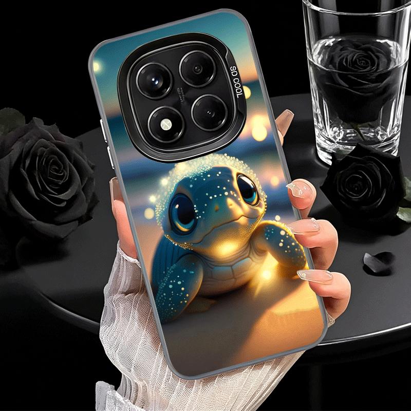Cartoon Ocean Sea Turtle Soft Phone Case for Xiaomi Redmi Note 13 14 15 Pro Plus 12S 12 11S 11 11T 10S 10 Shockproof Cover Back