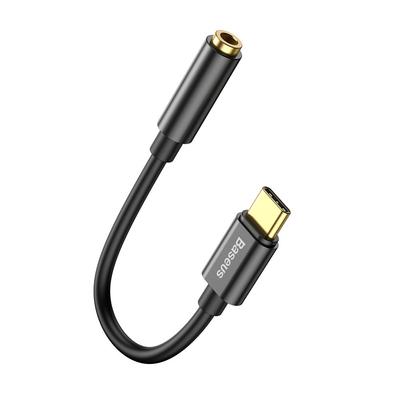 Headphone Adapter L54 from USBC To 35mm Audio Jack DAC Black