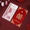 6 Pcs Classical Chinese Wedding Red Envelope With Clear Patterns Red Pocket  Wedding