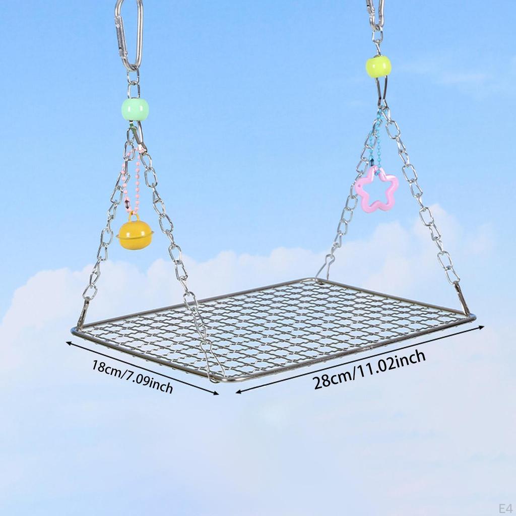 Vogel Sitzstange Plattform Käfigzubehör Dekoration Hängende Kreative Papageien Hängematte für Nymphensittich