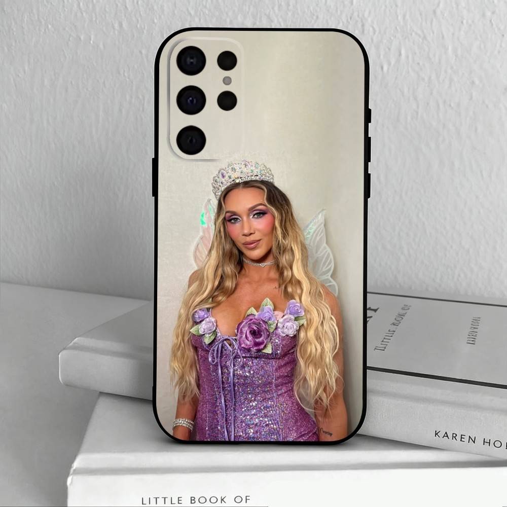 C-Charlotte Flair   Phone Case For Samsung S25,S24,S21,S22,S23,S30,Ultra,S20,Plus,Others Soft Black Case