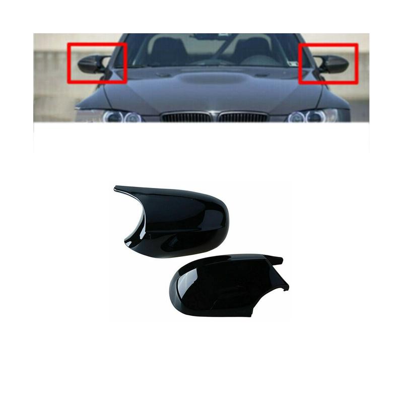 Car Rearview Mirror Cap Wing Side Mirror Cover for BMW Facelift E90 E91 2008-2011 E92 E93 2010-2013 LCI