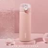 Módní nerezová vakuová termoska se slámkou Přenosný roztomilý termoskový hrnek Cestovní termická láhev na vodu Tumbler Termohrnek 380ML